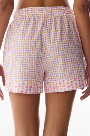Flora Çiçekli Şort Pijama Altı
