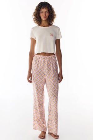 Sleep Mode Retro Desenli Pijama Altı