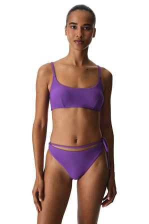 Mor Melitona Dokulu Bikini Üstü
