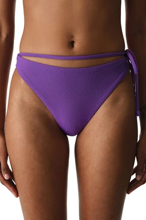 Mor Melitona Dokulu Orta Bel Bikini Altı