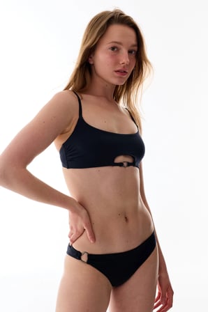 Si̇yah Hearth Orta Bel Bikini Altı