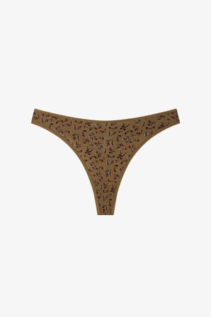 Wild Rose Çiçekli 3'lü Tanga