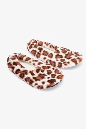 Leopard Fluffy Patik