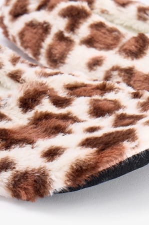 Leopard Fluffy Patik