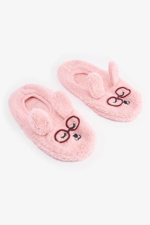 Pembe Sleepy Day Köpek Desenli Çetik