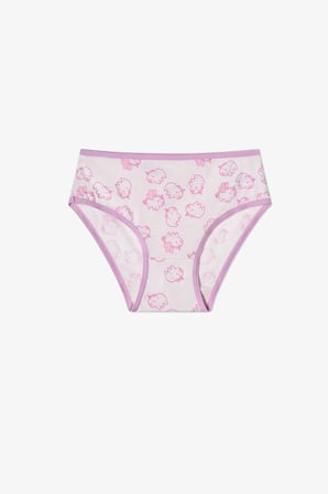 Kız Çocuk Pembe Unibara Unicorn Desenli 5'li Slip Külot