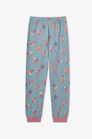 Kız Çocuk Mint Fairy Bloom Uzun Kollu Pijama Takımı