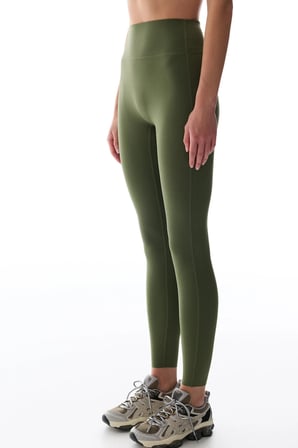LYCRA Koyu Yeşil Cream Hafif Destek Yüksek Bel Light Soft Tayt