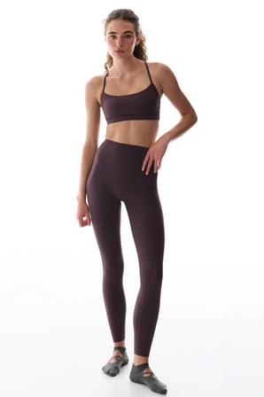 LYCRA Koyu Bordo Cream Hafif Destek Yüksek Bel Light Soft Tayt