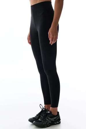 Siyah Wonder Yüksek Destek Toparlayıcı Yüksek Bel Back Lock Stitched Tayt