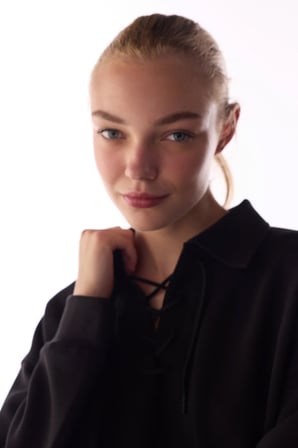 Siyah İpeksi Dokunuş Silky Touch Bağcıklı Uzun Kollu Sweatshirt