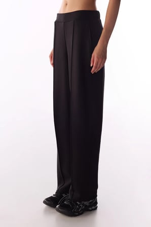 Siyah İpeksi Dokunuş Silky Touch Dar Paça Pantolon