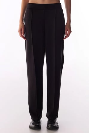 Siyah İpeksi Dokunuş Silky Touch Dar Paça Pantolon
