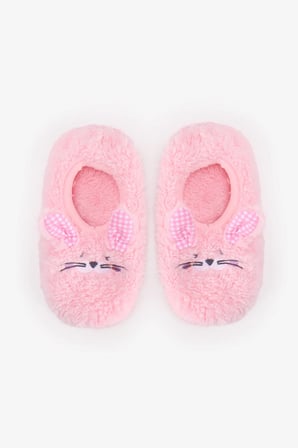 Kız Çocuk Pembe Check Bunny Çetik