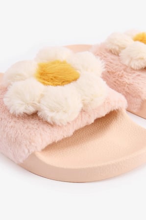 Açık Pembe Daisy Dream Çiçekli Terlik