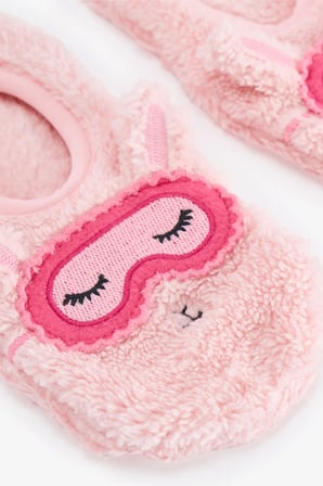 Açık Pembe Sleep Time Kuzu Desenli Çetik