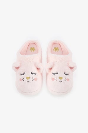 Açık Pembe Sleepy Bear Terlik