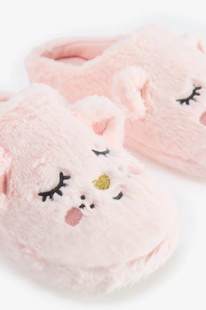 Açık Pembe Sleepy Bear Terlik