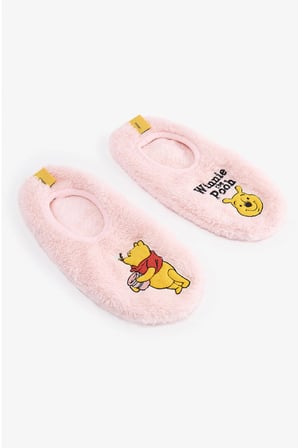 Pembe Winnie The Pooh Ayı Desenli Çetik