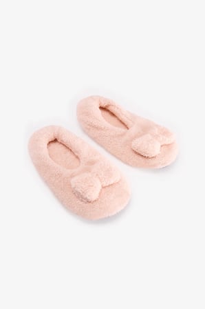 Açık Pembe Softy Bow Patik