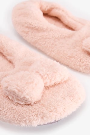 Açık Pembe Softy Bow Patik