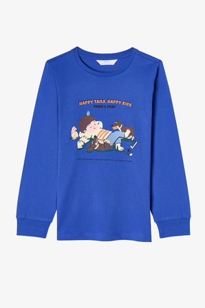 Erkek Çocuk Saks Paws&play Pamuklu Uzun Kollu 2'li Pijama Takımı