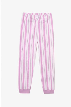Kız Çocuk Capy Community Pamuklu Uzun Kollu 2'li Pijama Takımı