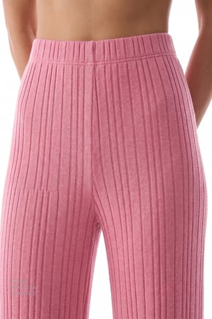 Gül Kurusu Rosy Pink Uzun Kollu Pantolon Pijama Takımı
