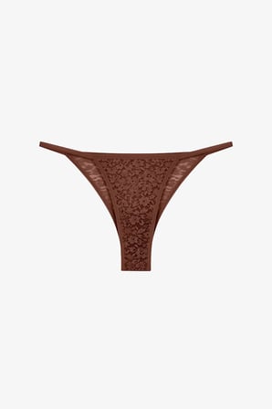 Leaf Dantel 3'lü Brazilian Külot