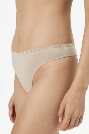 Bej Easy Pamuklu Tanga