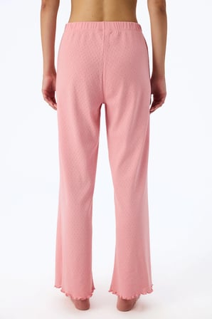 Pembe Dusty Rose Pointel Pijama Altı