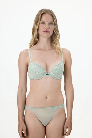 Yeşil Velora Push Up Sütyen