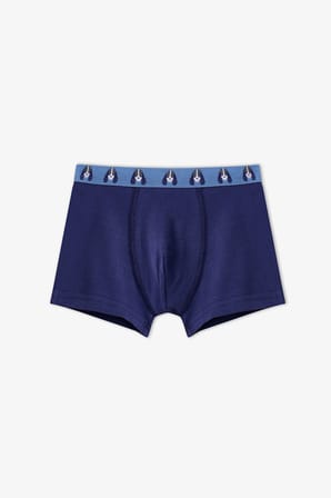 Erkek Çocuk Mavi Paws For Joy Pamuklu 3'lü Boxer