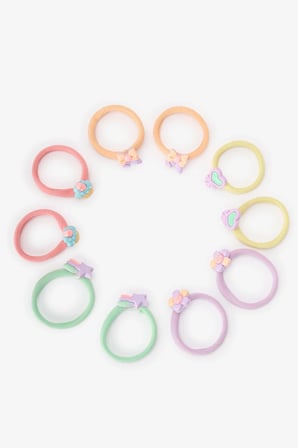 Kız Çocuk Elastic 10'lı Toka