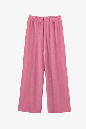 Kız Çocuk Gül Kurusu Rosy Pink Pamuklu Uzun Kollu Pijama Takımı