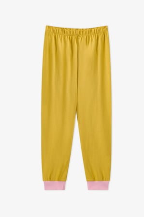 Kız Çocuk Kindly Friends Pamuklu Uzun Kollu 2'li Pijama Takımı
