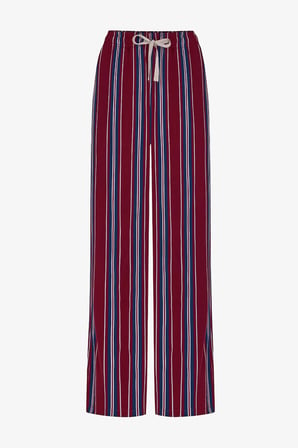 Erkek Soundwave Çizgili Pantolon Uzun Kollu Pijama Takımı