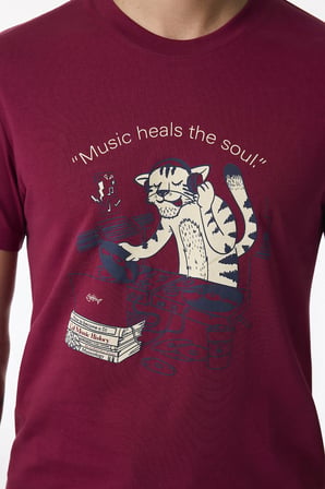 Erkek Retro Groove Çizgili Pantolon Kısa Kollu Pijama Takımı
