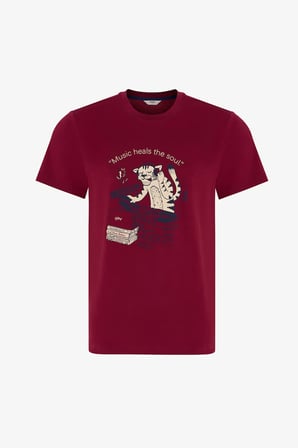 Erkek Retro Groove Çizgili Pantolon Kısa Kollu Pijama Takımı