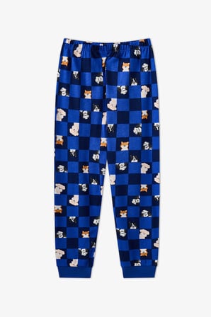 Erkek Çocuk Saks The Paw Club Pamuklu Uzun Kollu Pijama Takımı