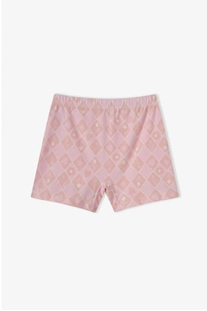 Kız Çocuk Princess Print Yıldız Desenli Pamuklu 3'lü Boxer