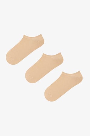 Ten Super Fit Pamuklu 3 Çift Sneaker Çorap