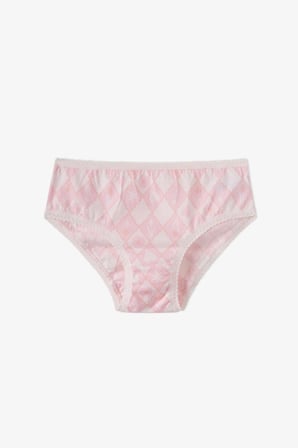 Kız Çocuk Princess Print Çiçekli Pamuklu 5'li Slip Külot