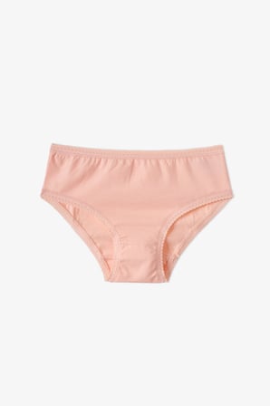 Kız Çocuk Princess Print Çiçekli Pamuklu 5'li Slip Külot