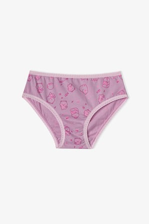 Kız Çocuk Pembe Cute Party Pamuklu 5'li Slip Külot