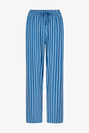 Erkek Refined Çizgili Oversize Pantolon Kısa Kollu Pijama Takımı