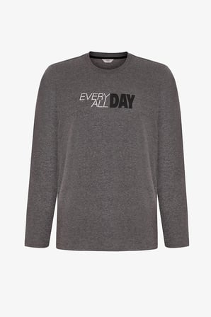 Erkek All Day Ekoseli Pantolon Uzun Kollu Pijama Takımı