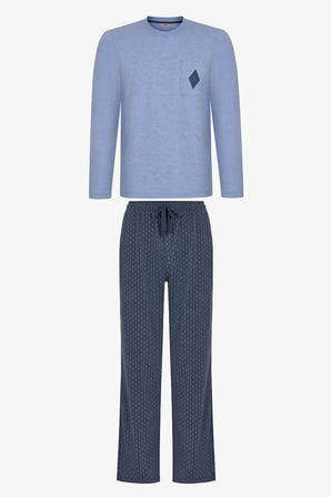 Erkek Northline Pantolon Uzun Kollu Pijama Takımı