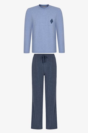 Erkek Northline Pantolon Uzun Kollu Pijama Takımı