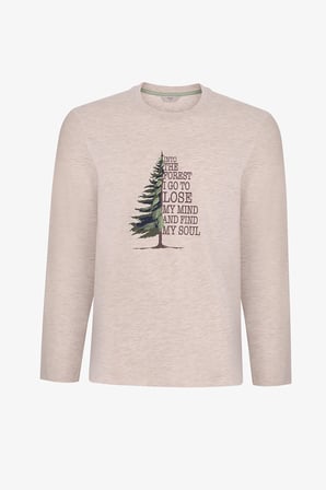 Erkek Pine Forest Ekoseli Pantolon Uzun Kollu Pijama Takımı
